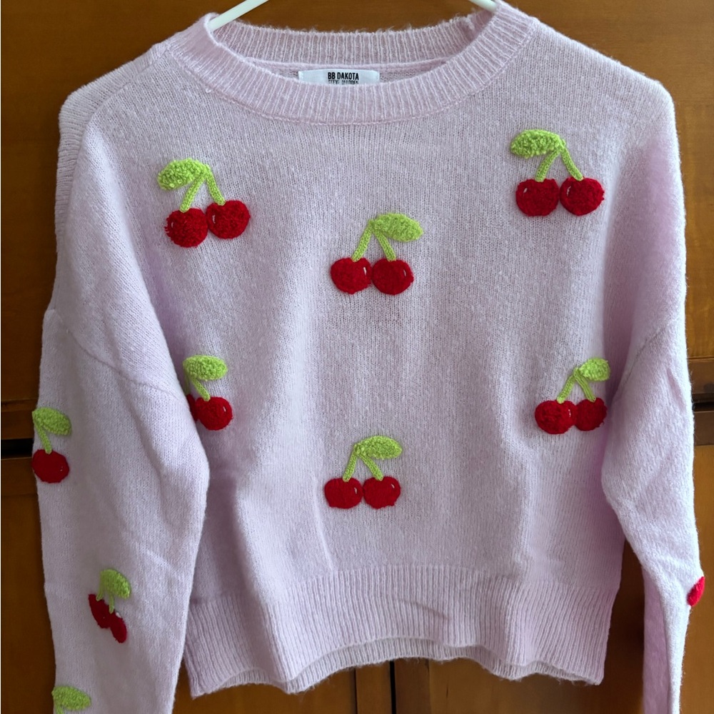 BB Dakota by Steve Madden cherry sweater